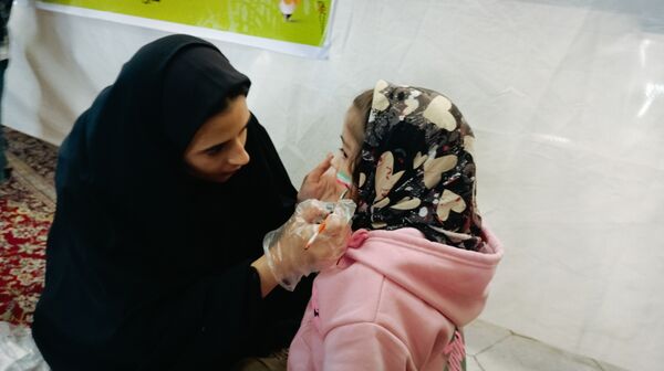 برپایی غرفه کودک در نماز جمعه شهرستان کاشمر 