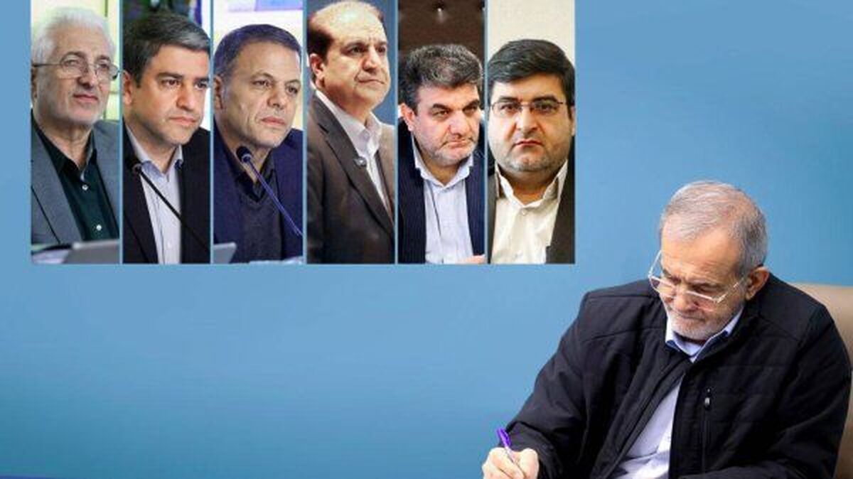 حکم انتصاب ۶ استاندار جدید به امضای رئیس جمهور رسید
