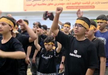 اجتماع نوجوانان مازندرانی در سوگواره احلی من العسل 