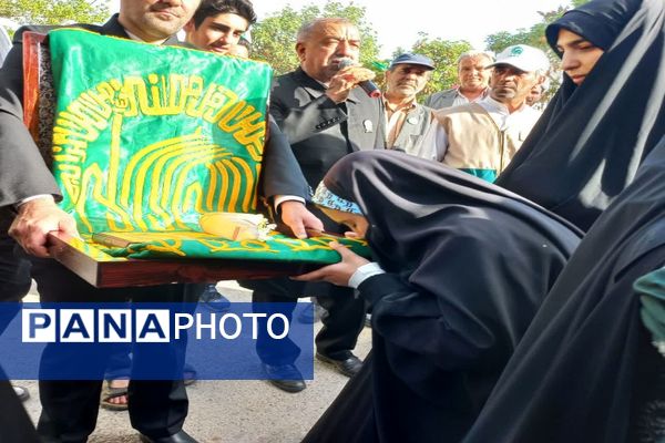 استقبال از خادمان حرم مطهر امام رضا( ع) در شهرستان فاروج 