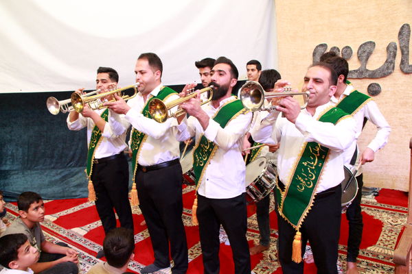 حضور خادمان رضوی در اعتکاف دانش‌آموزی فهرج