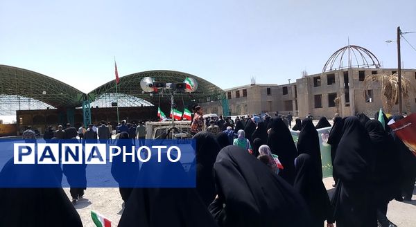 طنین شعار انا علی العهد یا قدس در شهرستان مروست