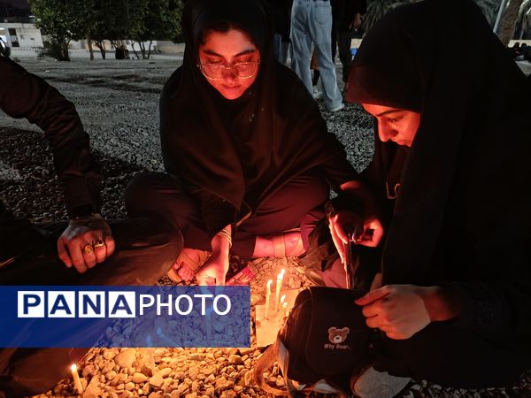 شام غریبان در امامزادگان سید محمد و سید نظام الدین شهرستان حاجی‌آباد