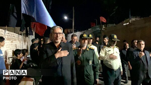 حضور مسئولین کاشمر در هیأت ابوالفضلی روستای قوژد