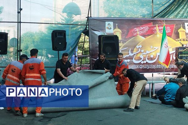 راهپیمایی اربعین در شهریار؛ اشک، عشق و ارادت به امام حسین(ع)