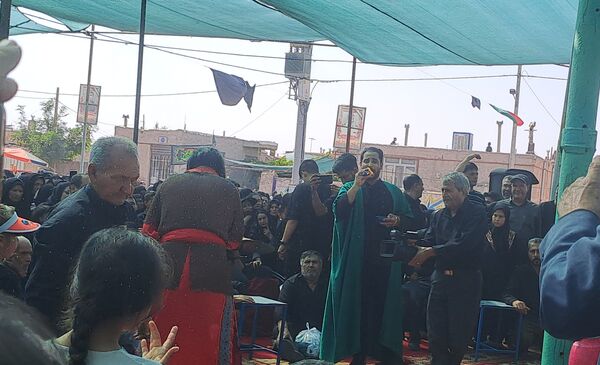 بزرگترین اجتماع حسنیون کشور همراه با تعزیه خوانی در روستای کفکی خراسان رضوی