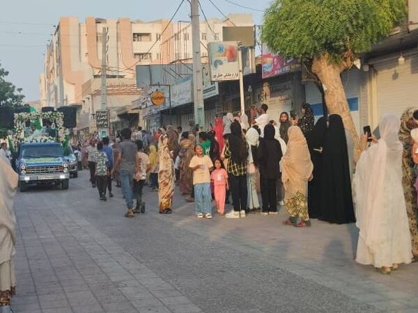 آیین سنتی منبر گردانی در شهرستان میناب 