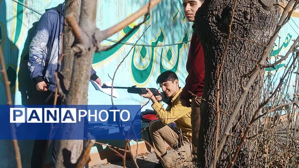 برگزاری مسابقات تیراندازی در دبیرستان شاهد ابوذر غفاری 