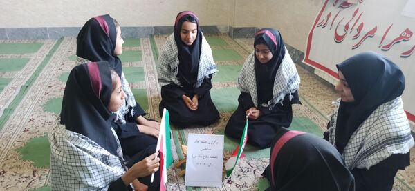 زنگ مهر و مقاومت در مدرسه مردانی آذر ناحیه ۲ تبریز