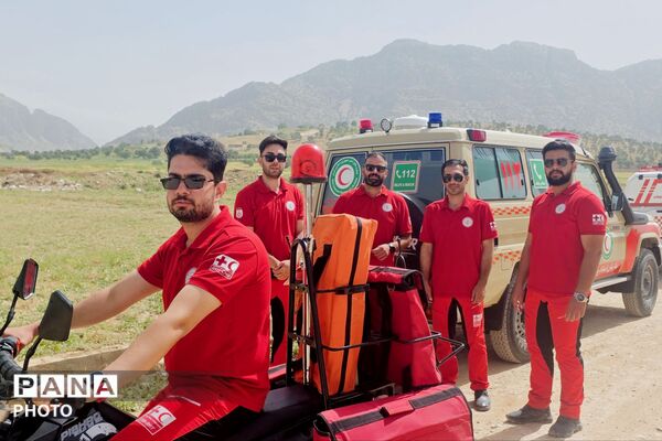 نبرد با دشواری؛ تمرین اقتدار امدادگران هلال‌احمر در ارتفاعات لردگان
