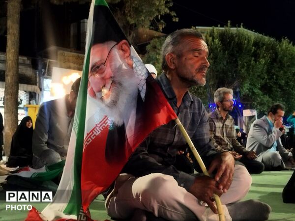 دویست و چهارمین شب از شهادت رهبر امت اسلام در حسینیه امام خمینی شهرستان نیشابور 
