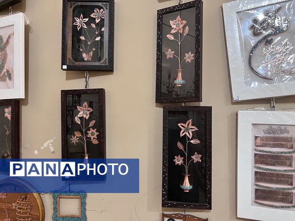 افتتاحیه غرفه فیروزه کوبی در بازارچه صنایع دستی شهرکرد