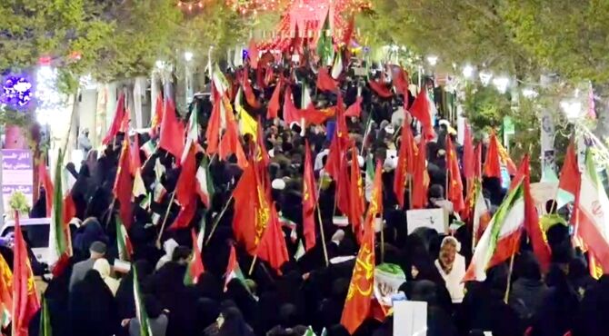 راهپیمایی بزرگ غدیر در شهرستان آباده