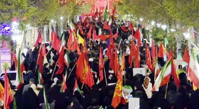 راهپیمایی بزرگ غدیر در شهرستان آباده
