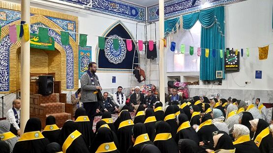 حضور قائم مقام وزیر در سازمان دانش‌آموزی در جمع دانش‌آموزان معتکف شهرستان اسفراین