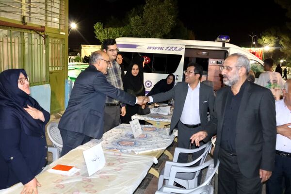 برپایی موکب خدمت در گلستان شهدای اصفهان با حضور فرماندار اصفهان 