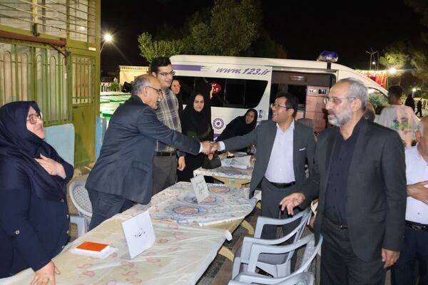 برپایی موکب خدمت در گلستان شهدای اصفهان با حضور فرماندار اصفهان 
