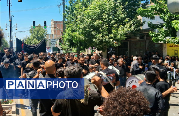 مراسم تاسوعای حسینی در شهرستان گالیکش