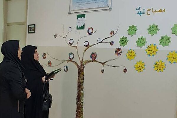 بازدید سرگروه کیفیت بخشی فعالیت‌های پرورشی از مدارس ناحیه 2 شهرری 