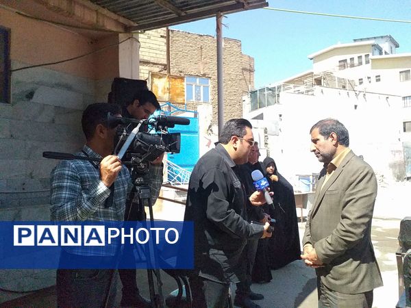 آیین کلنگ زنی دبیرستان فردوسی در مشهد