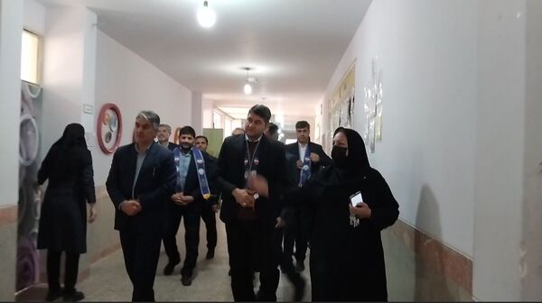 بازدید مسئولان سازمان دانش‌آموزی آذربایجان شرقی از مدارس تمام تشکیلاتی اهر