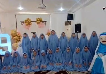 جشن آغاز بندگی فرشته‌های ۹ ساله