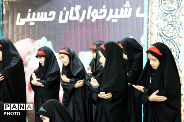 مراسم شیر خوارگان حسینی در آرامگاه شهید مدرس