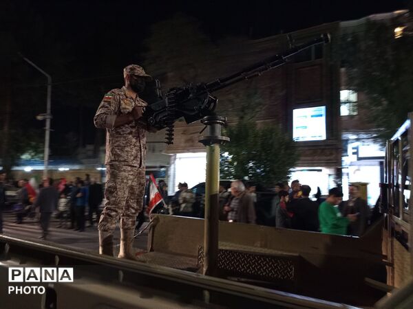 رزمایش «جان‌فدا»؛ نمایش آمادگی مردم نیشابور برای دفاع از کشور