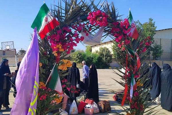 اعزام ۷۶ دانش‌آموز دختر فاریابی به مناطق عملیاتی جنوب کشور