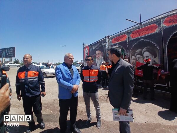 بازدید میدانی رئیس سازمان راهداری و حمل‌ونقل جاده‌ای کشور از تمهیدات حمل‌ونقلی جاده‌ای مشهد