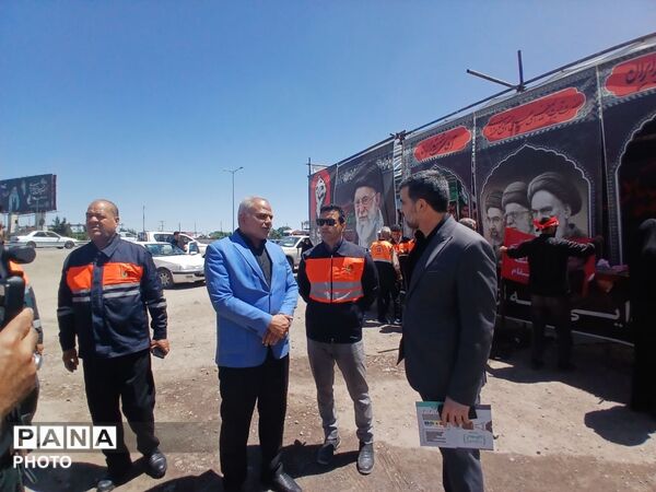 بازدید میدانی رئیس سازمان راهداری و حمل‌ونقل جاده‌ای کشور از تمهیدات حمل‌ونقلی جاده‌ای مشهد