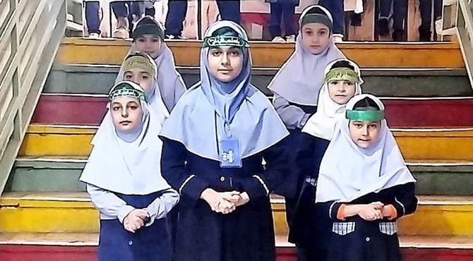 جشن نیمه شعبان در مدرسه کوثر ناحیه 2 کرج و شهرستان فردیس