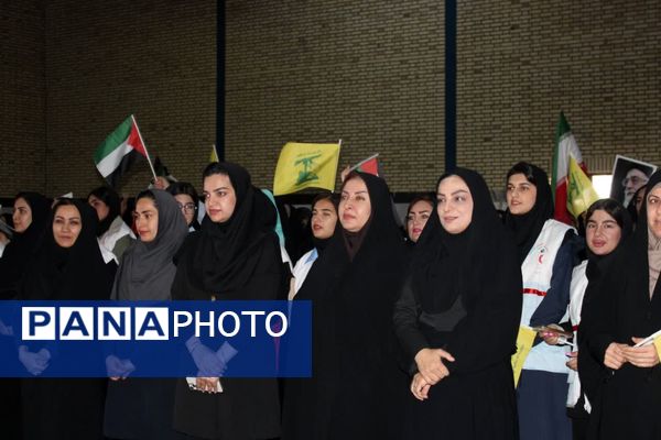 حضور پرشور کودکان گچسارانی در یوم‌الله ۹ دی