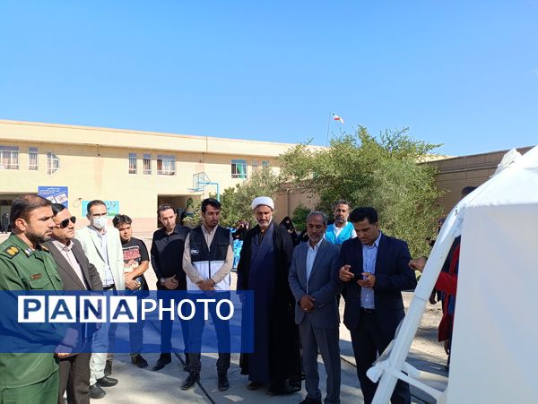  مانور سراسری زلزله در شهرستان بم 