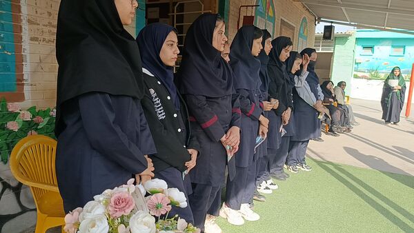 مراسم ولادت حضرت فاطمه‌ و‌ برپایی‌چایخانه‌در‌ دبیرستان وکیلی3 ( یغمای نیشابوری)