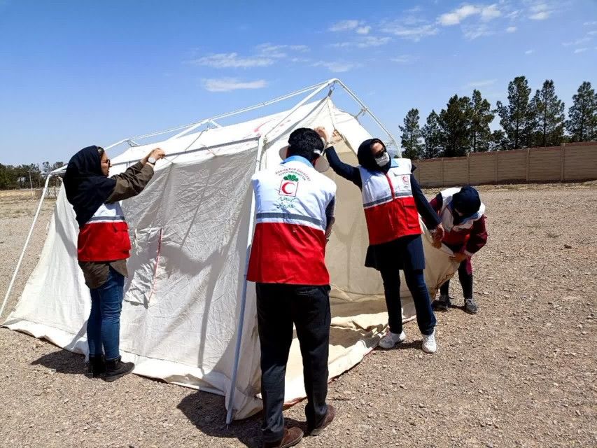 طرح همسان‌سازی آموزش مربیان دادرس شعب جمعیت هلال احمر استان در مرکز آموزش‌های تخصصی اصفهان