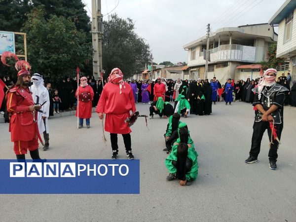 اجرای نمایش آیینی در روستای مهدیرجه گلوگاه 