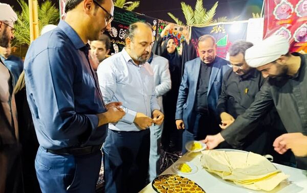 حضور معاون وزیر آموزش‌وپرورش در موکب  اربعینی انصار الحسین فرهنگیان و دانش آموزان حمیدیه