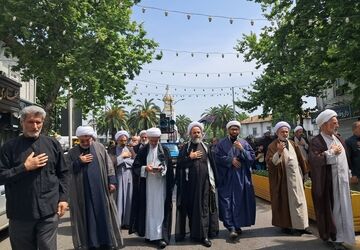 عزاداری سالروز شهادت امام جعفر صادق (ع) در قائمشهر