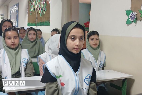 طرح محیط زیستی شهید مفقود الاثر ماکان نصیری در مدرسه رضوان ناحیه دو بهارستان