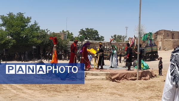 تعزیه خوانی عاشورا در روستای برزنون