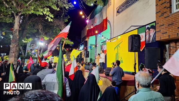 طنین فریاد حمایت از لبنان در قلب شب
