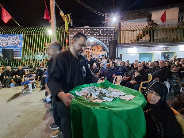 آیین خیمه سوزان در مسجد ابوالفضل قائمشهر