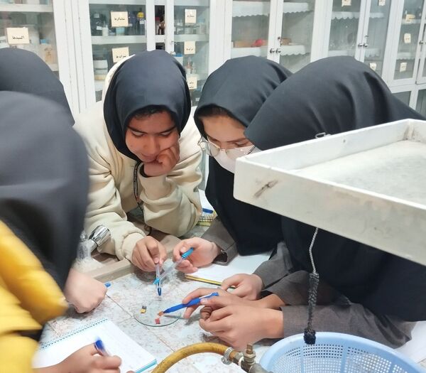 بازدید دانش آموزان کاشمری از پژوهش سرا