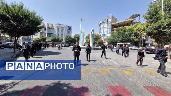 مراسم سوگواری و عزاداری خیابانی ۲۸ صفر در اهر 