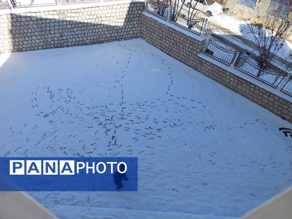 اولین برف پاییزی در شهرستان کوهرنگ