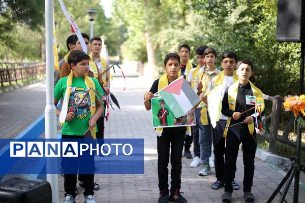 روز اول پیش اردوی ملی پیشتازان پسر سازمان دانش‌آموزی آذربایجان شرقی