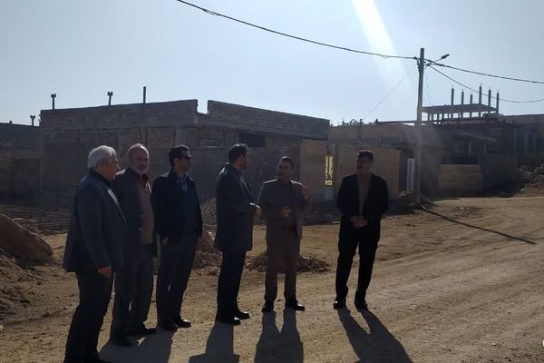 بازدید مدیرکل نوسازی استان خراسان شمالی از پروژه‌های شهرستان گرمه 