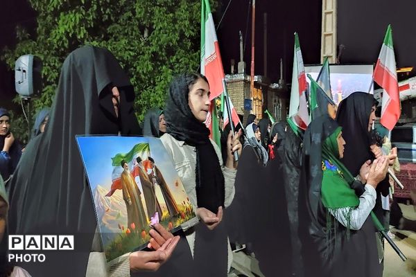 هفتاد و ششمین شب از اجتماعات خیابانی در حسینیه شهدای شهر بار