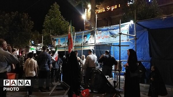 موکب شهدای روستای آهوان در صد و ششمین شب از اجتماعات مردمی 